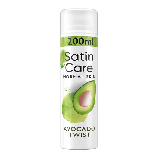 Gillette Satin Care - Scheergel - Normal Skin - Avocado Twist - 200ml
