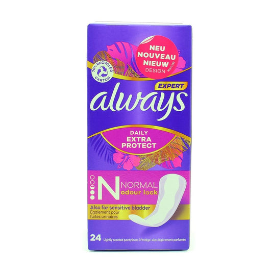 Always Expert - Inlegkruisjes - 2.5 Normal - Daily - Extra Protect - 24 Stuks