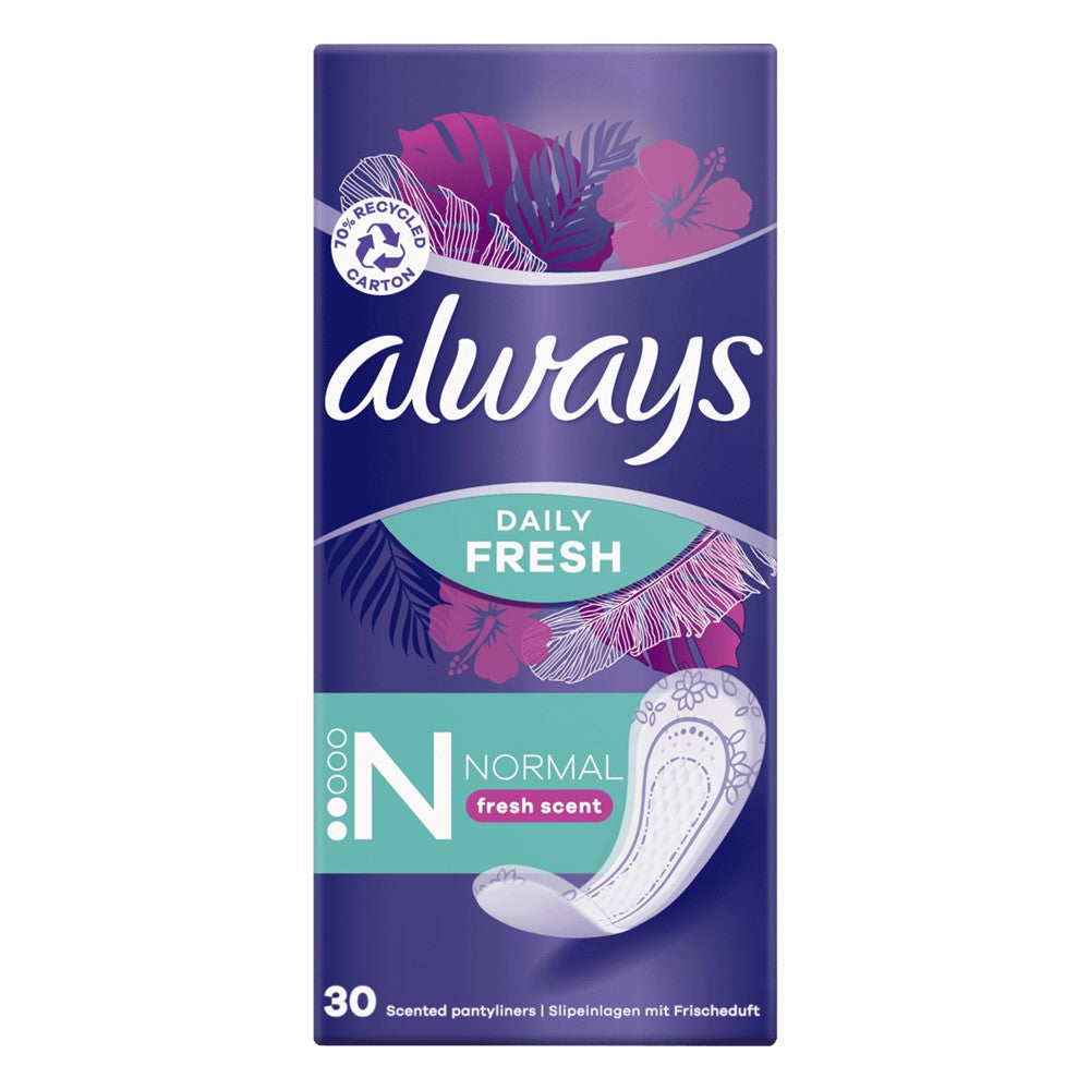 Always - Inlegkruisjes - 2 Normal - Daily Fresh - 30 Stuks