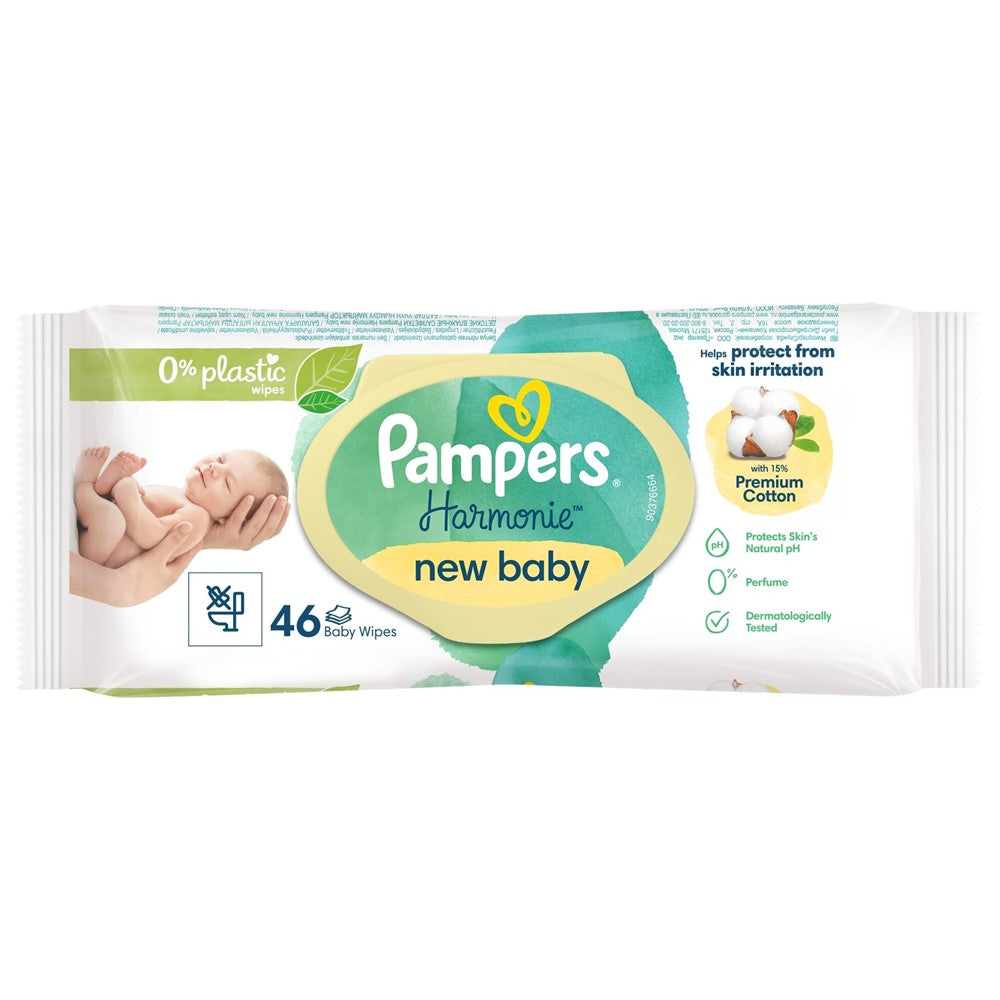 Pampers - Babydoekjes - Harmonie - New Baby - 46 Stuks