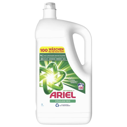 Ariel - Wasmiddel - Vloeibaar - Cool Clean - Universal+ - 100Wb/5000ml