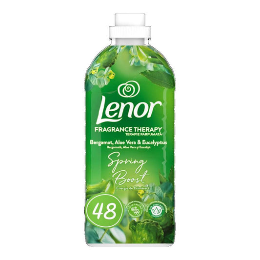 Lenor - Wasverzachter - Vloeibaar - Spring Boost - Bergamot, Aloe Vera & Eucalyptus - 48Wb/1200ml