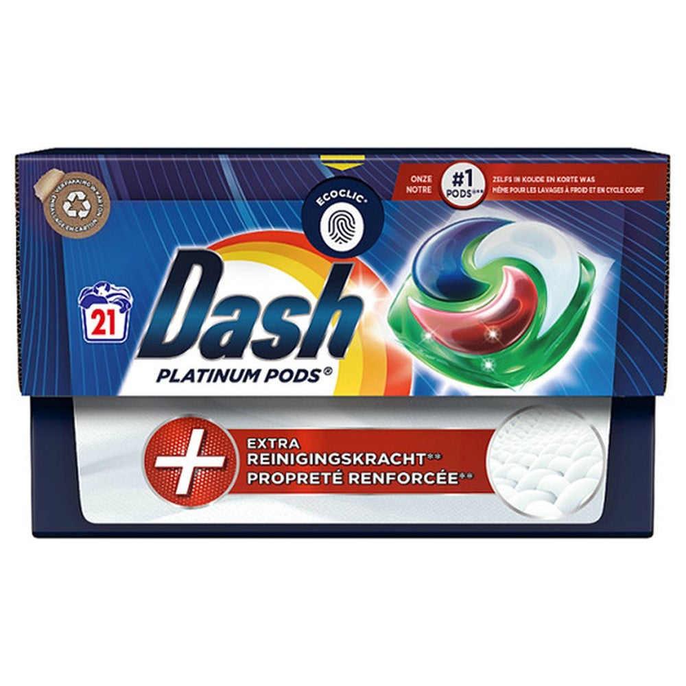 Dash - Wasmiddel - Pods - Platinum - 21Wb/571.2g