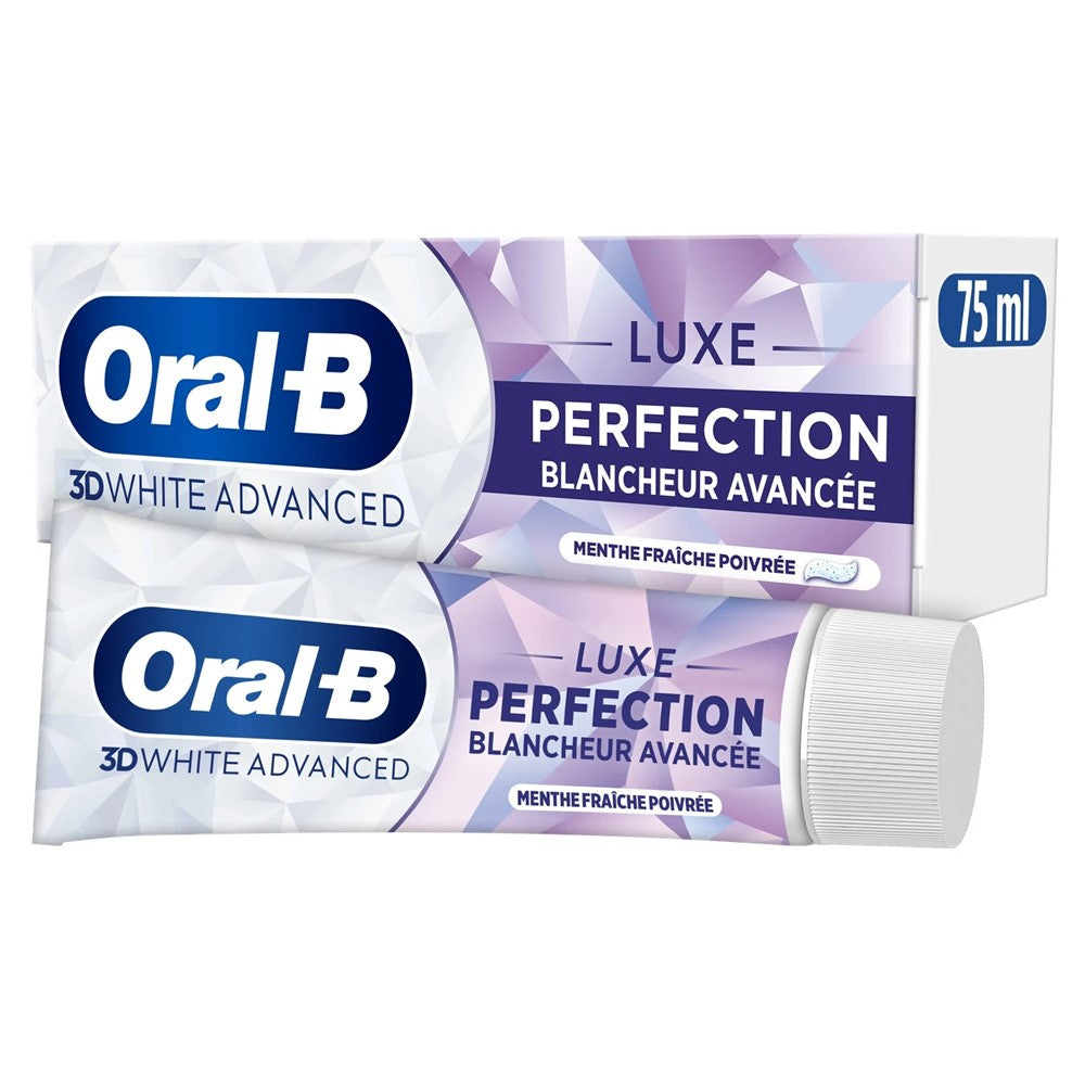 Oral B - Tandpasta - 3D White Advanced - Luxe Perfection - 75ml