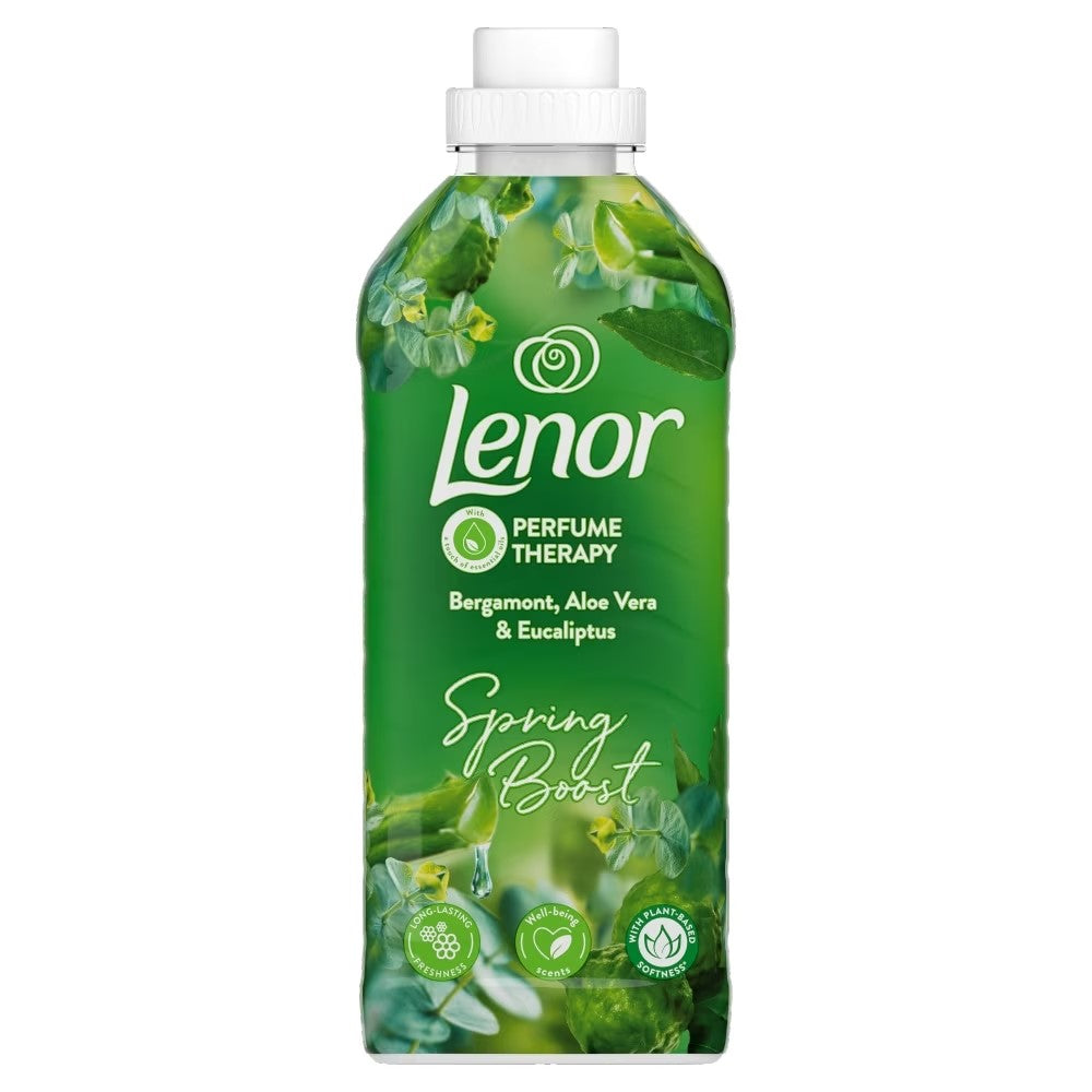 Lenor - Wasverzachter - Vloeibaar - Spring Boost - Bergamot, Aloe Vera & Eucalyptus - 28Wb/700ml