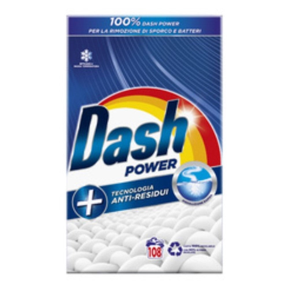 Dash - Wasmiddel - Waspoeder - Power - Regular Anti-Residue - 108Wb/5400g