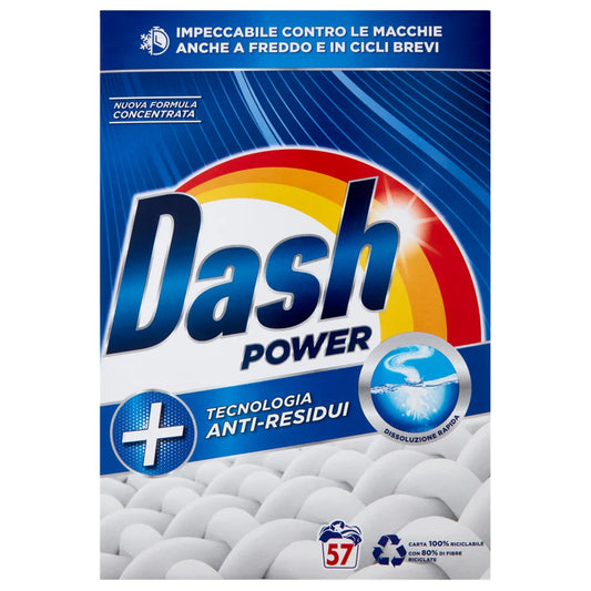 Dash - Wasmiddel - Waspoeder - Power - Anti-Residue - 57Wb/2850g