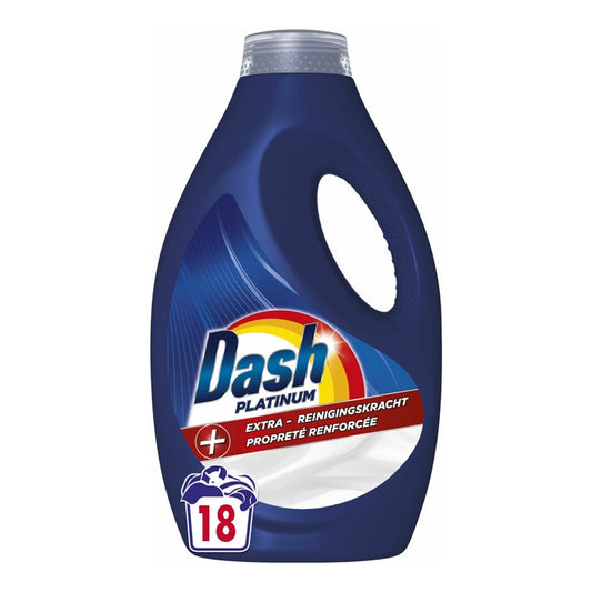 Dash - Wasmiddel - Vloeibaar - Platinum +Extra - Regular - 18Wb/810ml