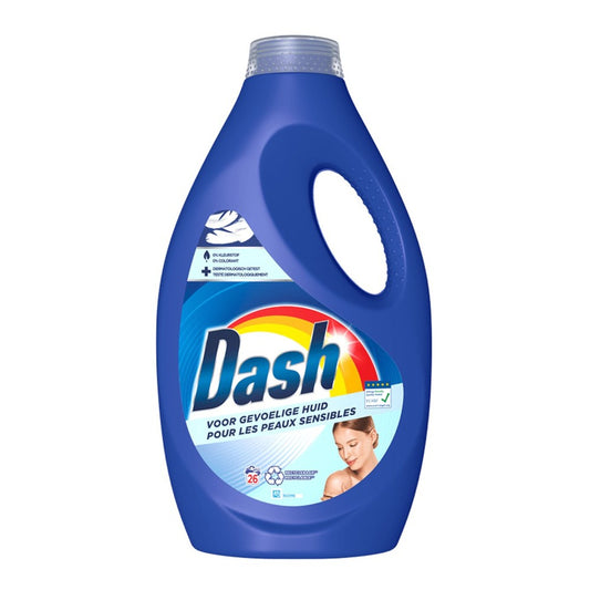 Dash - Wasmiddel - Vloeibaar - Sensitive - 26Wb/1170ml