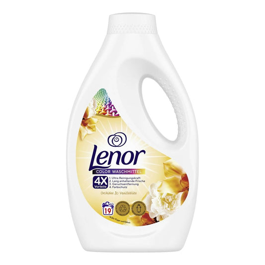 Lenor - Wasmiddel - Vloeibaar - Orchid & Vanilla - 19Wb/950ml