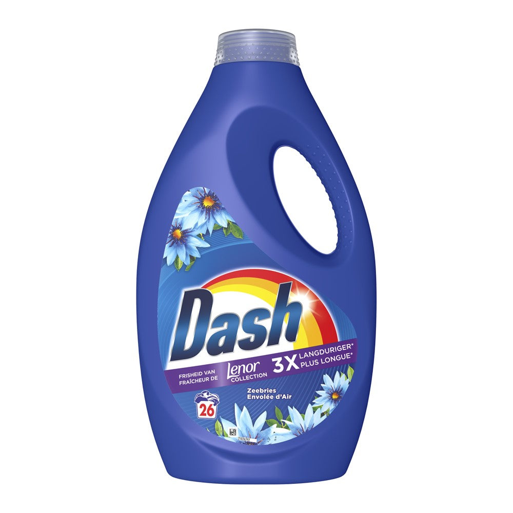 Dash - Wasmiddel - Vloeibaar - Touch of Lenor - Ocean Fresh - 26Wb/1170ml