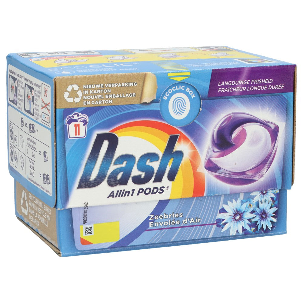 Dash - Wasmiddel - Pods - Zeebries - 11Wb/250.8g