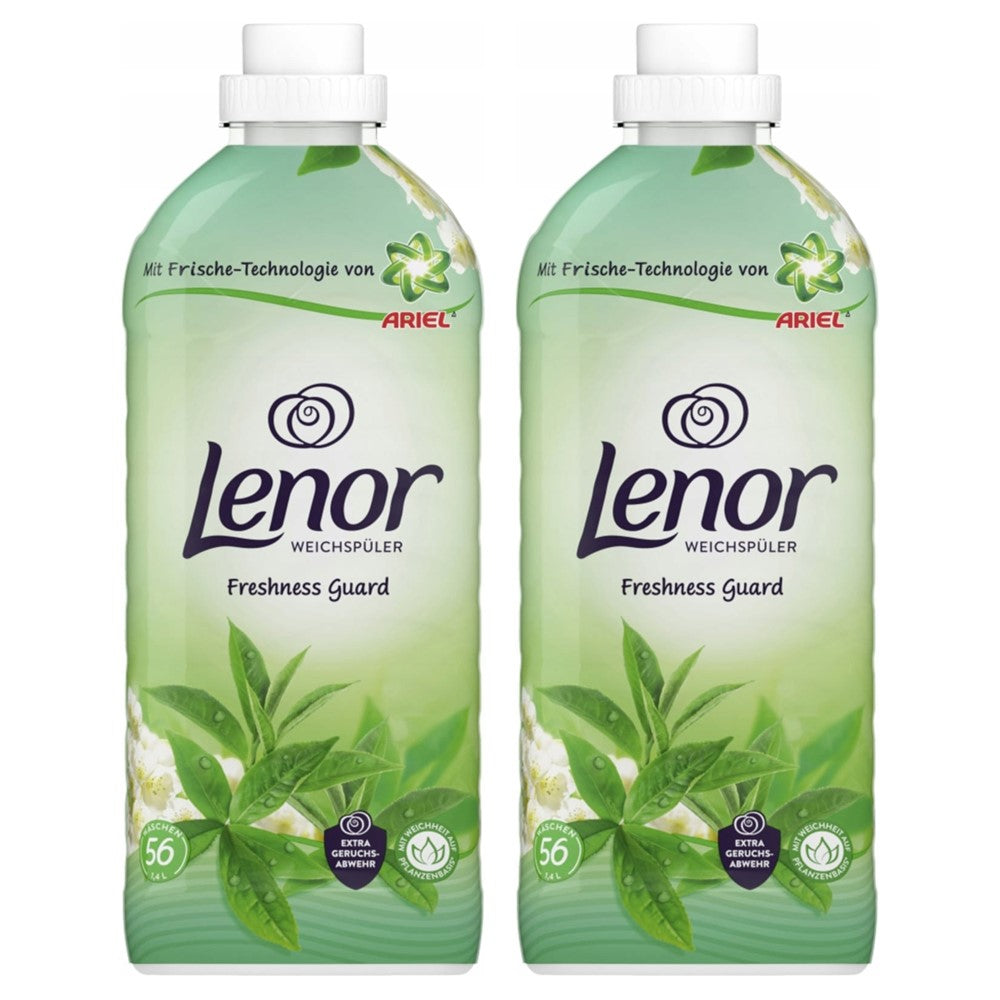 Lenor - Wasverzachter - Vloeibaar - Freshness Guard - Ariel Technology - 2x56Wb/1.4L