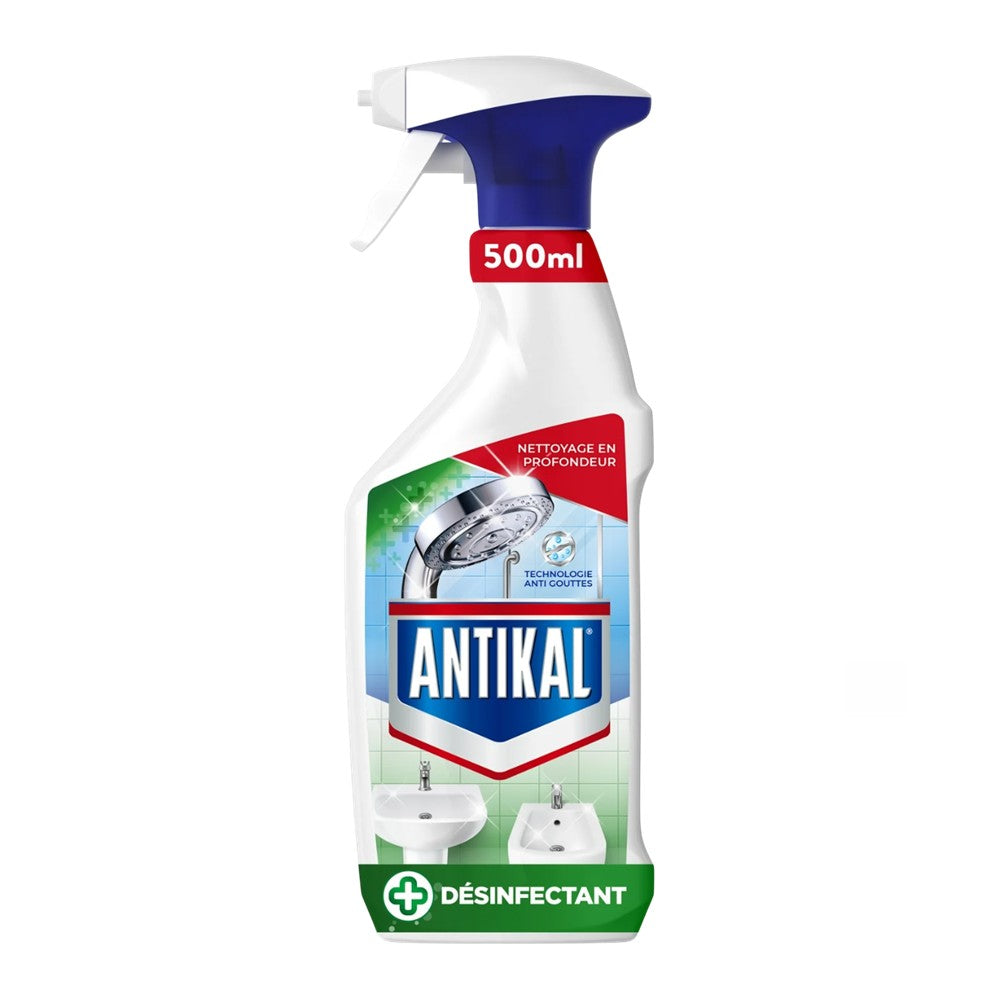 Antikal - Badkamerreiniger - Spray - Desinfectant - Kalkreiniger - 500ml