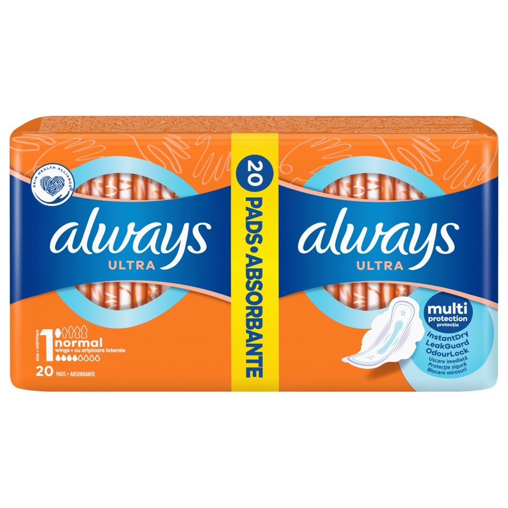 Always - Maandverband - 1 Normal - Ultra - Multi Protection - 20 Stuks