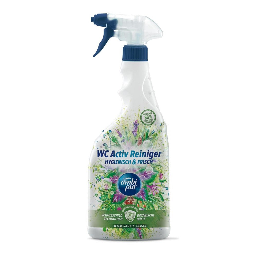 Ambi Pur - Toiletreiniger - Spray - Hygenisch & Frisch - Wild Sage & Cedar - 750ml