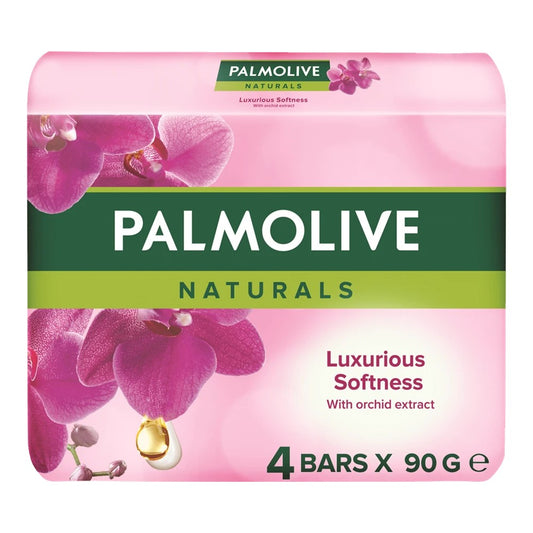 Palmolive Naturals - Zeeptablet - Bar - Luxurious Softness - Orchid Extract - 4 x 90g