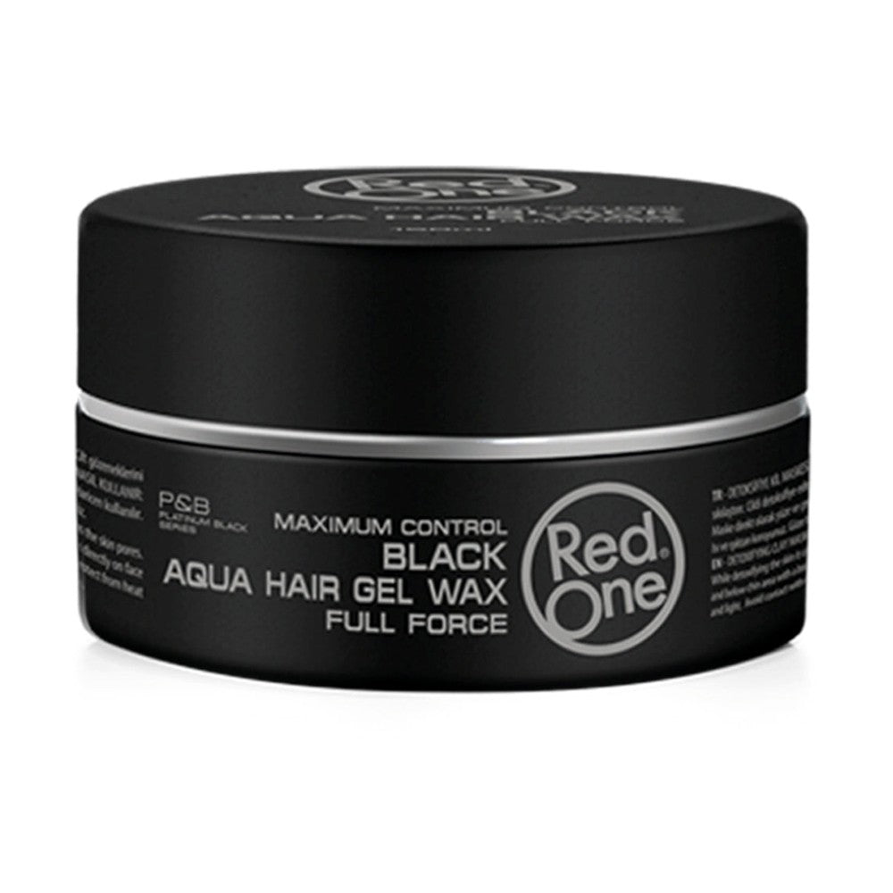 Red One - Haarwax - Aqua Hair Gel Wax - Black - 50ml