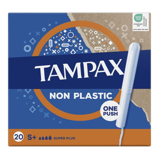 Tampax - Tampons - Non Plastic - Super Plus - 20 Stuks
