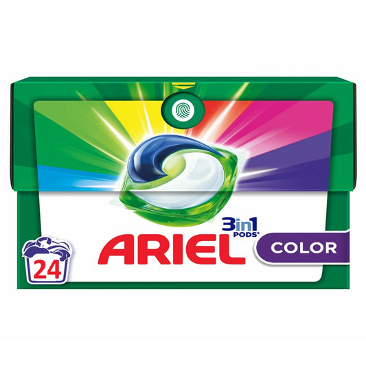 Ariel - Wasmiddel - Pods - 3in1 Pods - Color - 24Wb/472.8g