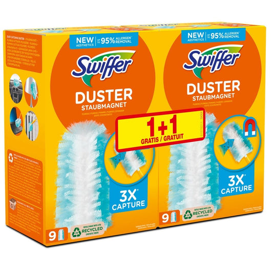 Swiffer - Duster - Navulling - Staubmagnet - 3x Capture - 1+1 Gratis - 18 Stuks