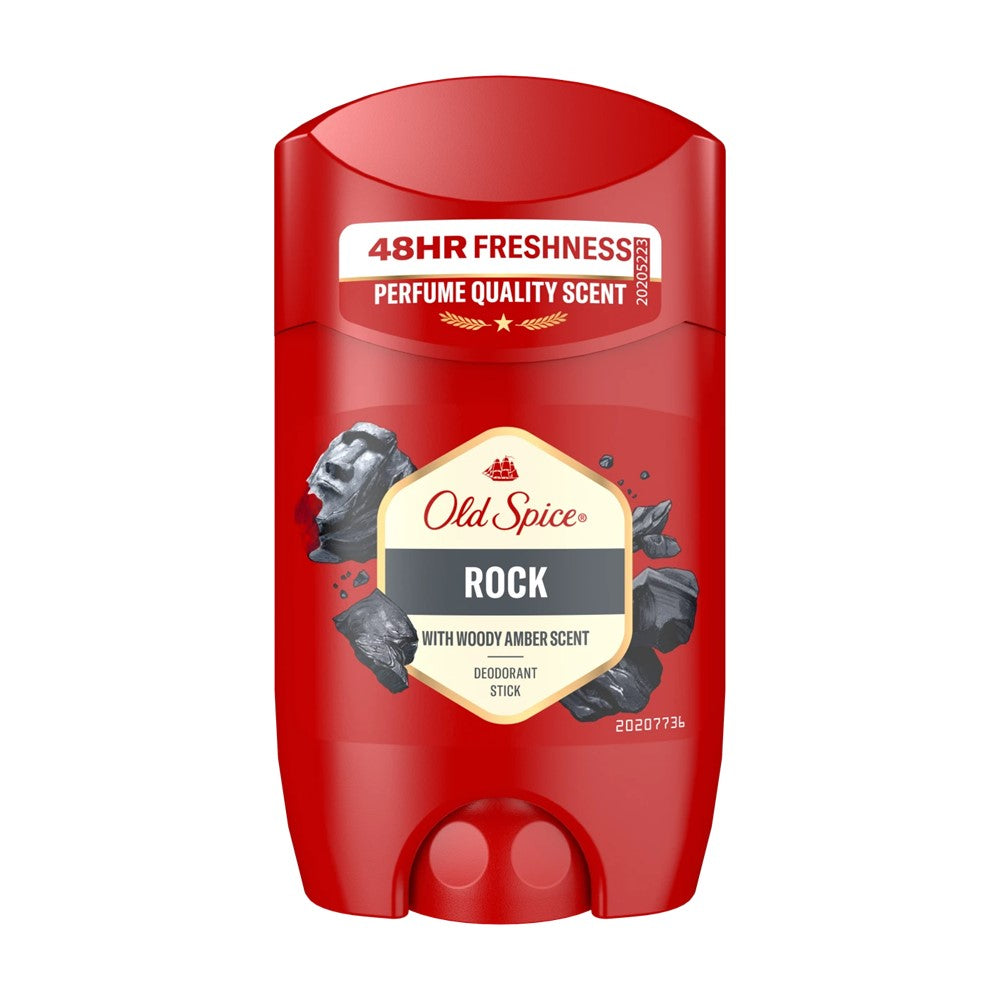 Old Spice - Deodorant - Stick - Rock - With Woody Amber Scent - 50ml
