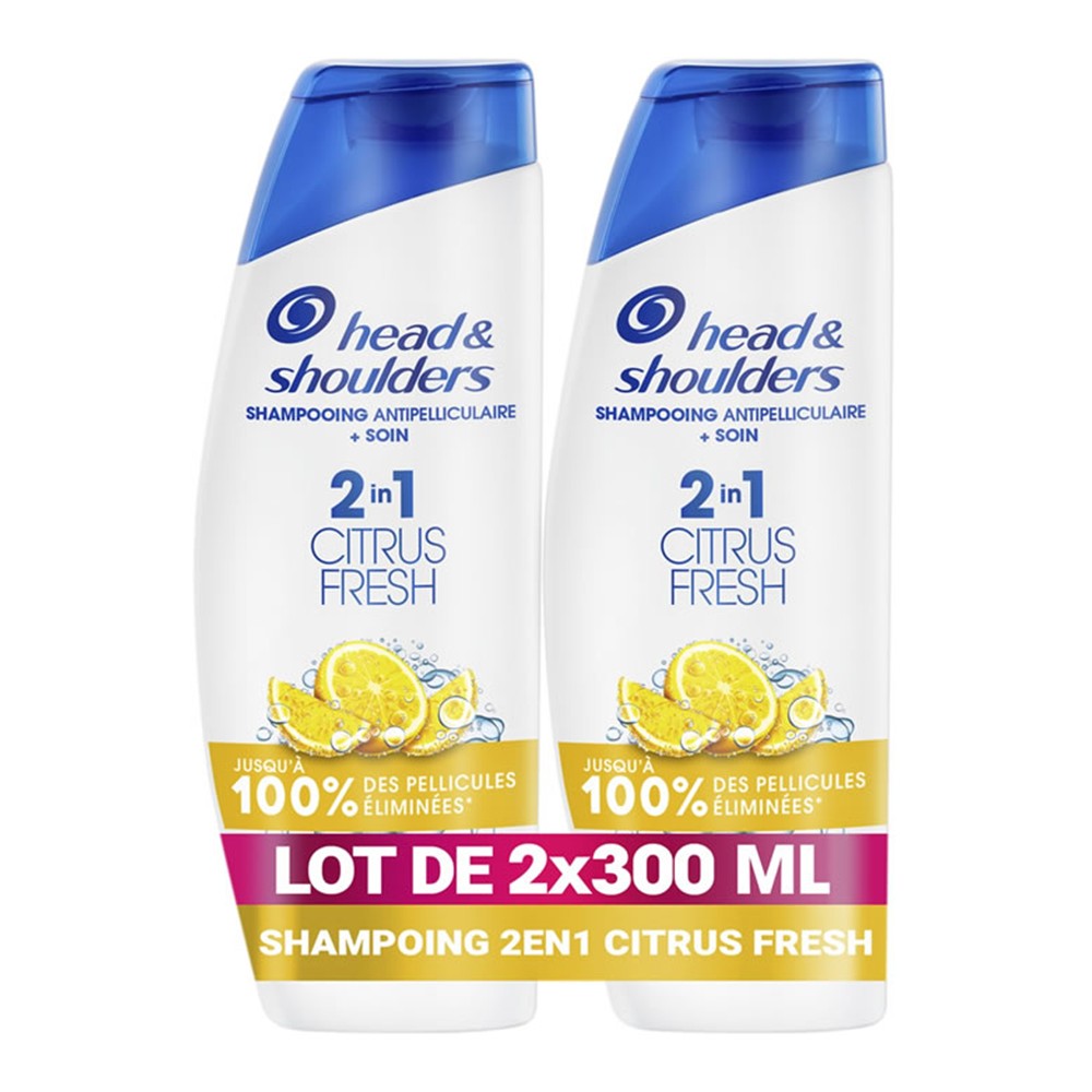 Head & Shoulders - Shampoo - 2in1 - Citrus Fresh - 2x300ml