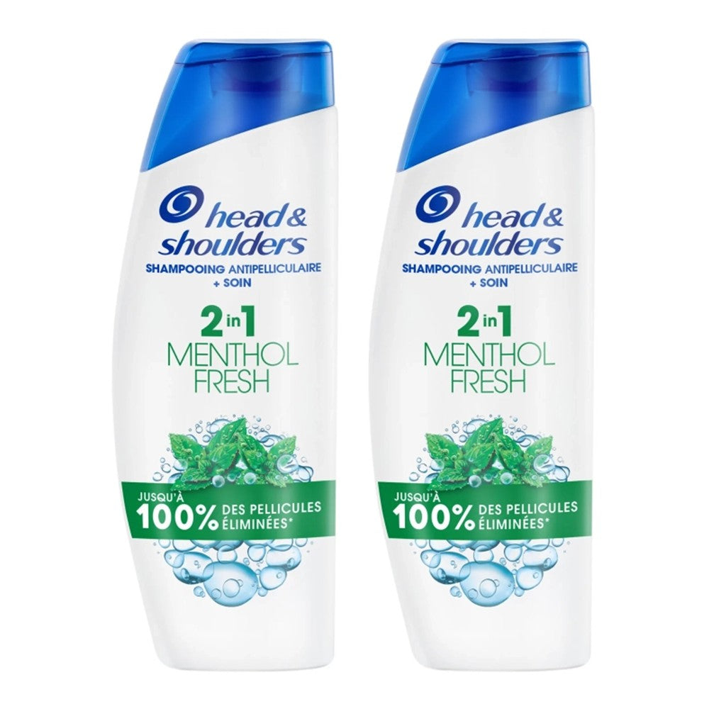 Head & Shoulders - Shampoo - 2in1 - Menthol Fresh - 2x300ml