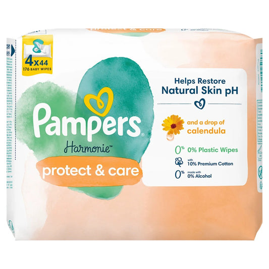 Pampers - Babydoekjes - Harmonie - Protect & Care - 4x44 Stuks