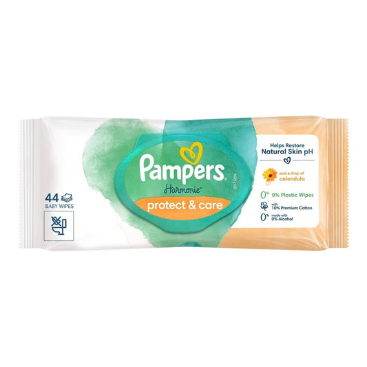 Pampers Harmonie - Babydoekjes - Protect & Care  - 44 Stuks