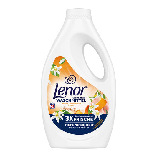 Lenor - Wasmiddel - Vloeibaar - Orange Blossom & Peach - 25Wb/1250ml