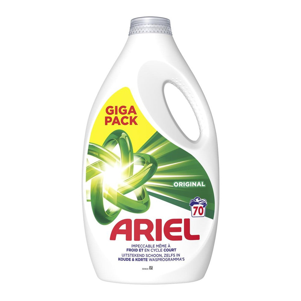 Ariel - Wasmiddel - Vloeibaar - Original - Giga Pack - 70Wb/3150ml