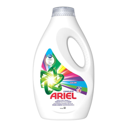 Ariel - Wasmiddel - Vloeibaar - Complete - Color - 18Wb/810ml