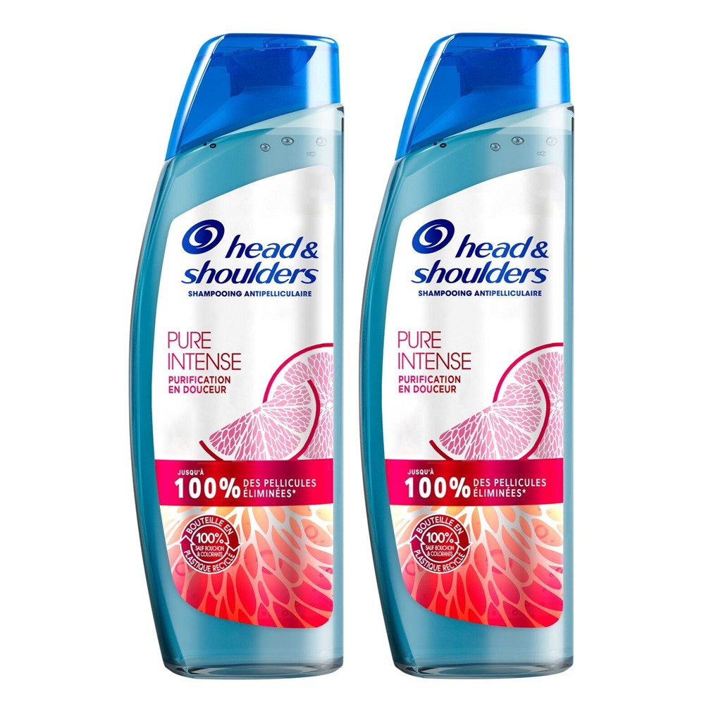 Head & Shoulders - Shampoo - Pure Intense - Grapefruit - 2x250ml