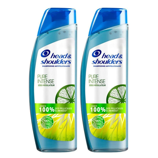Head & Shoulders - Shampoo - Pure Intense - Oil Control - 2x250ml