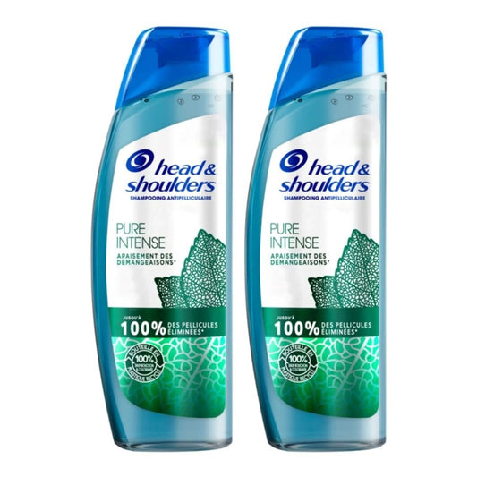 Head & Shoulders - Shampoo - Pure Intense - Calming Itchy Scalp - 2x250ml