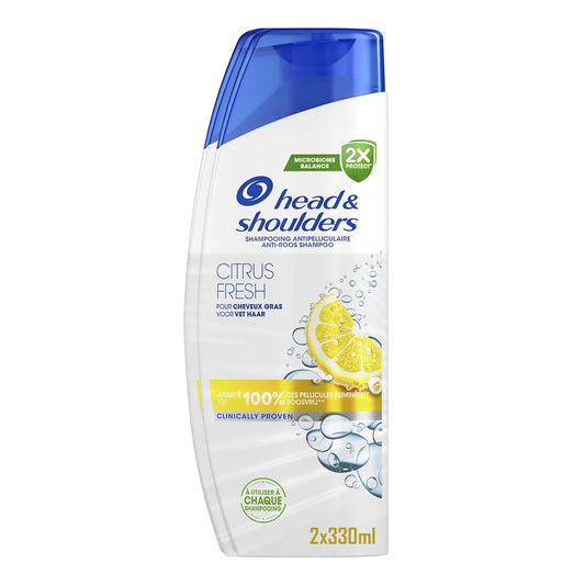 Head & Shoulders - Shampoo - Citrus Fresh - 2x330ml