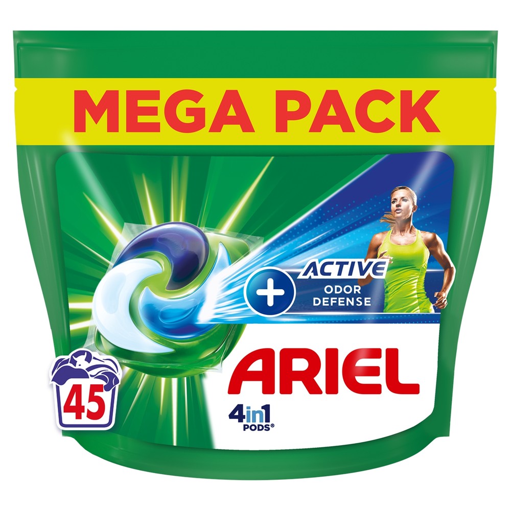 Ariel - Wasmiddel - Pods - Active Odor Defense - Touch of Febreze - 45Wb/1062g