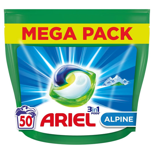 Ariel - Wasmiddel - Pods - 3in1 - Alpine - 50Wb/1015g