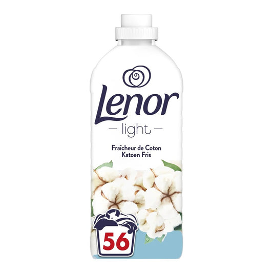 Lenor - Wasverzachter - Vloeibaar - Light - Katoen Fris - 56Wb/1176ml
