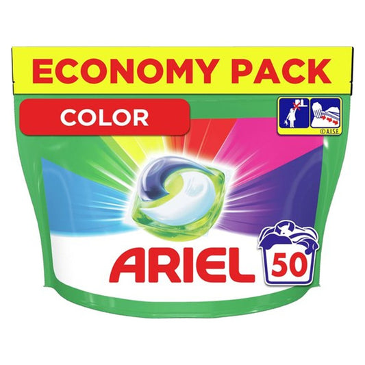 Ariel - Wasmiddel - Pods - Color - Mega Pack - 50Wb/985g