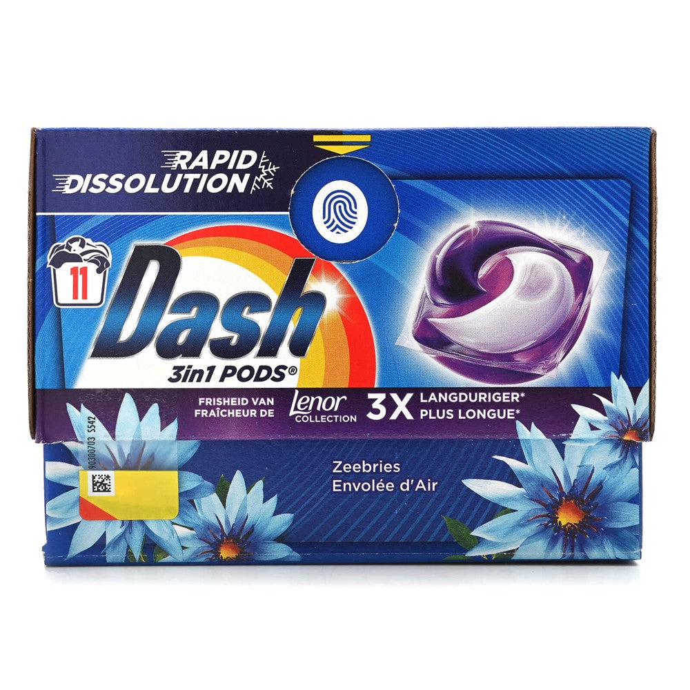 Dash - Wasmiddel - Pods - 3in1 Pods - Sea Breeze - 11Wb/221,1g