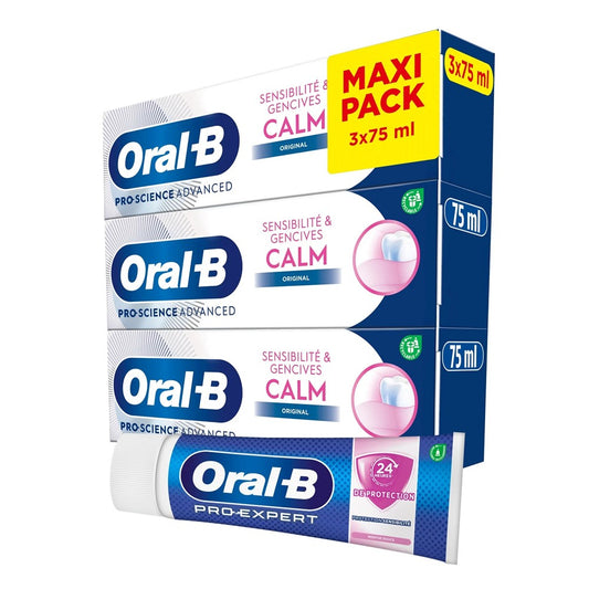 Oral B Pro Science Advanced - Tandpasta - Gevoeligheid & Tandvlees - Calm - Original - 3x75ml