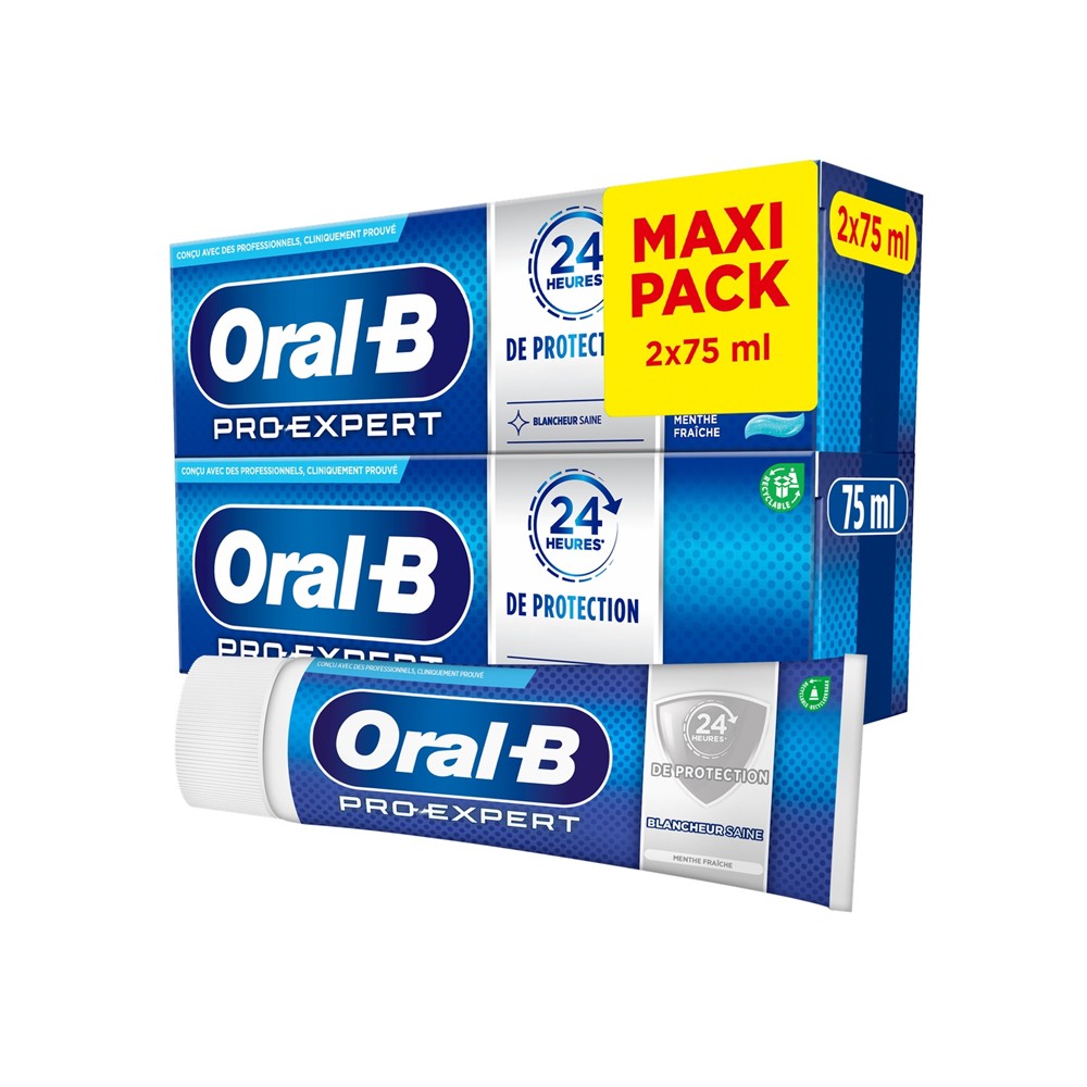Oral B Pro Expert - Tandpasta - Protection - Freshmint - 2 x 75ml