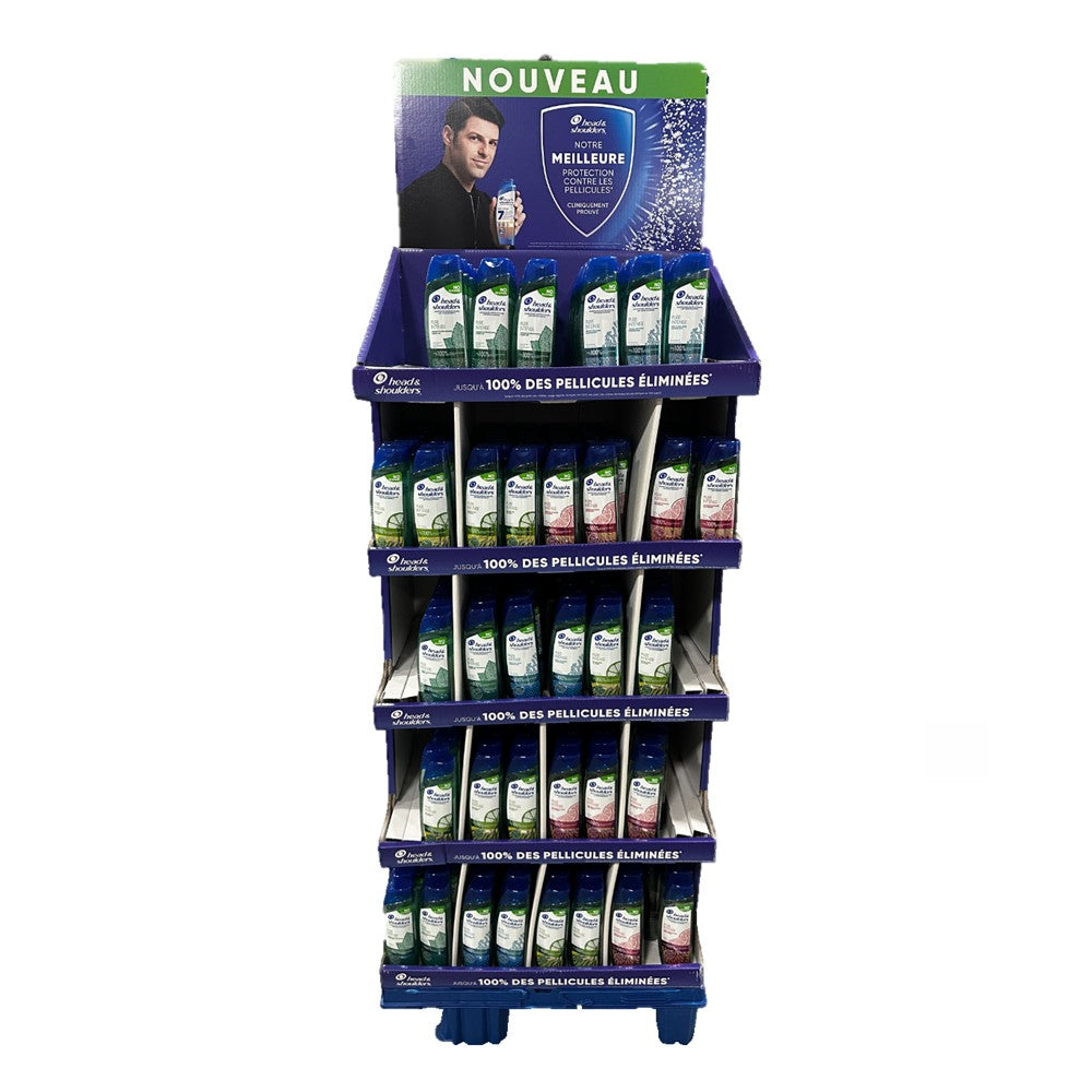 Head & Shoulders - Display - Shampoo - 4 Assortimenten - 170 Stuks