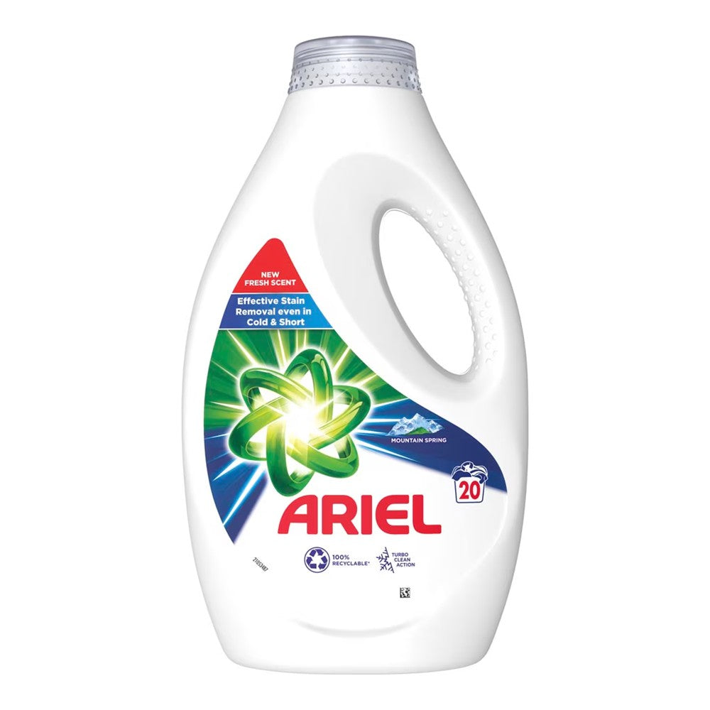 Ariel - Wasmiddel - Vloeibaar - Mountain Spring - 20Wb/1000ml