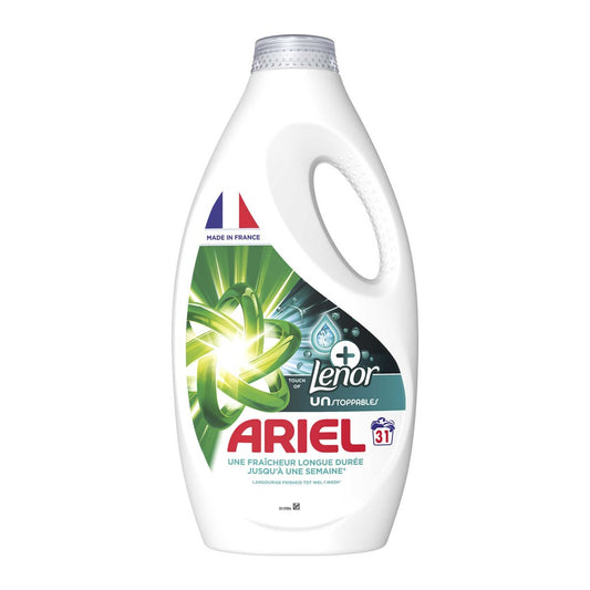 Ariel - Wasmiddel - Vloeibaar - Touch of Lenor - Unstoppables Universal+  - 25Wb/1250ml