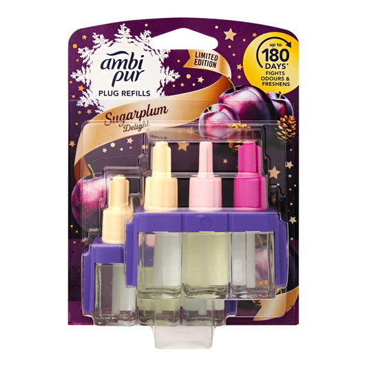 Ambi Pur - Luchtverfrisser - Starterset - 3 Volution - Sugarplum Delight - 2x20ml