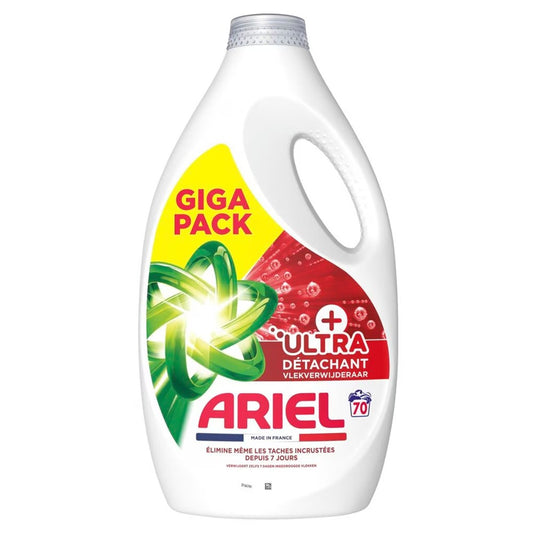 Ariel - Wasmiddel - Vloeibaar - Ultra+ - 70Wb/3150ml