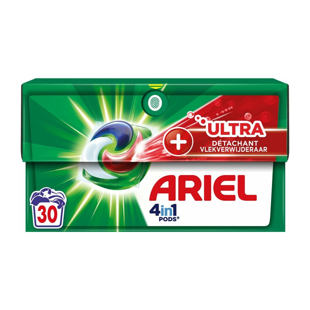 Ariel - Wasmiddel - Pods - Ultra Vlekverwijderaar - 4in1 - 30Wb/699g